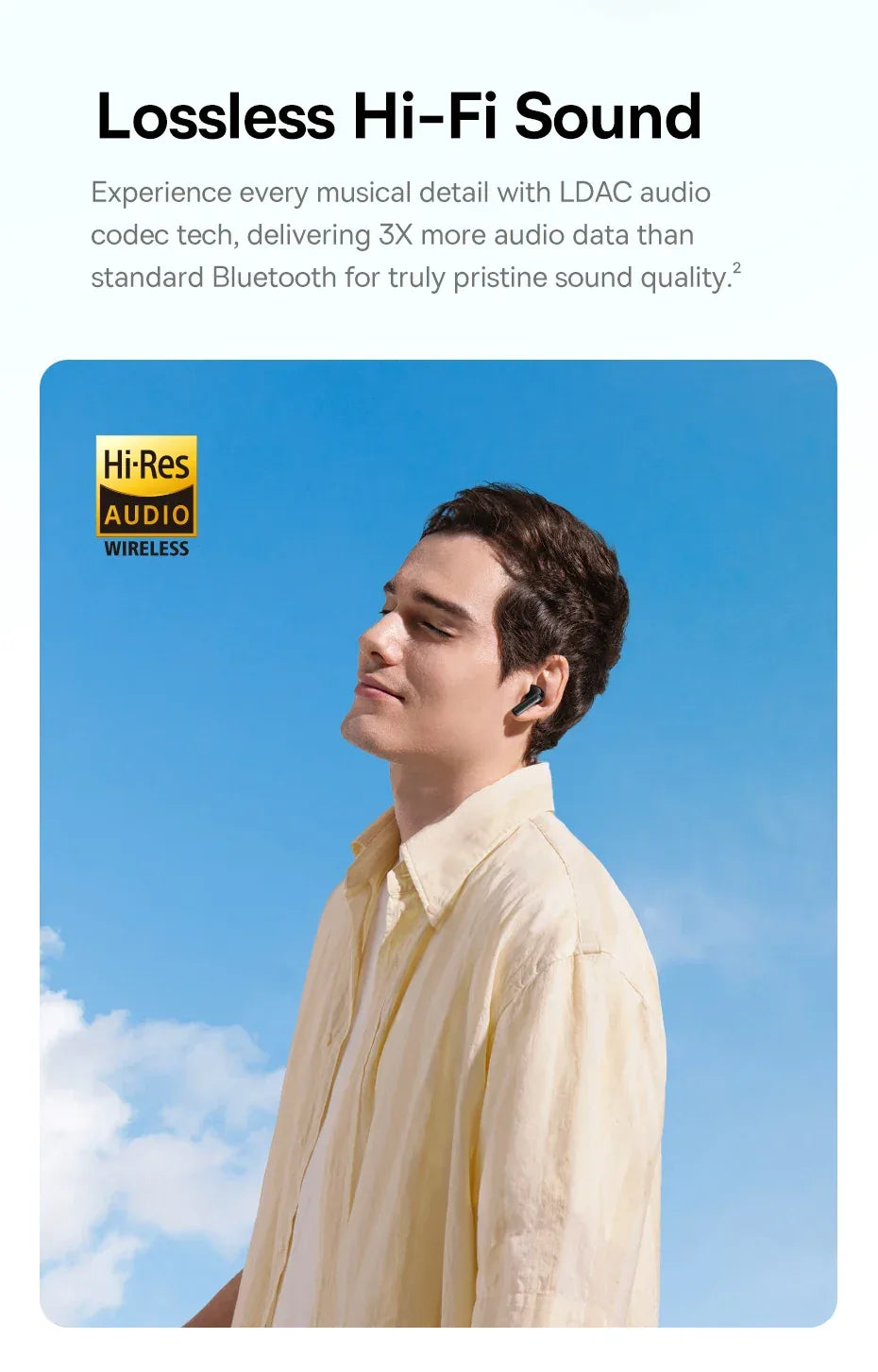 Baseus EP10 Pro ANC Earbuds Wireless Bluetooth 6.0 Earphones 50dB Realtime Adaptive Headphones 6 Mic Hi-Res LDAC IP55 Ear buds Tidesmit