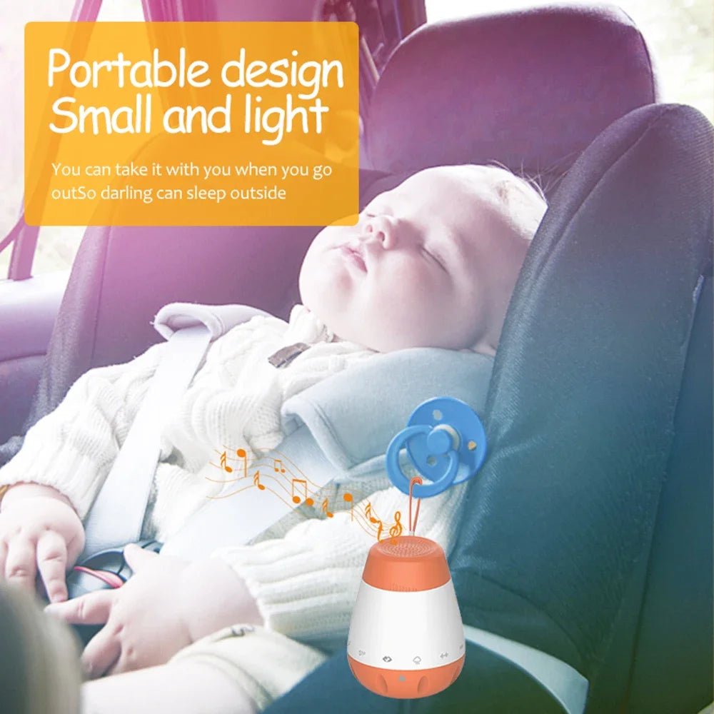 Baby White Noise Machine Smart Music Voice Sensor Infants Bad Sleep Helper Therapy Sound Monitor Generator for Babies Relax Toy