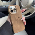 Airplane Heart iPhone Case: Durable Faux Leather Shock-Absorbing Cover 3 Tidesmit