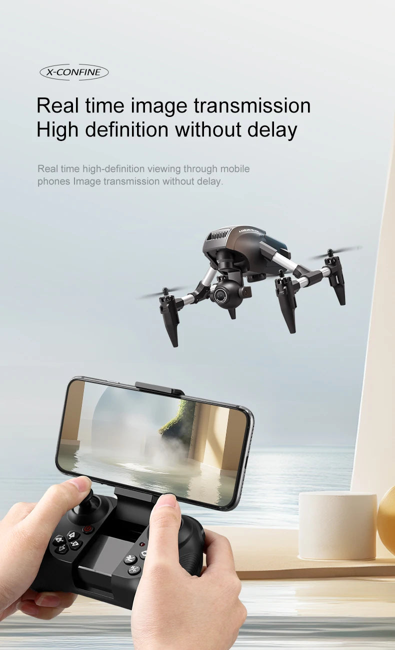4K Camera Drone with Wide Angle Lens - Foldable V42 Model Tidesmit