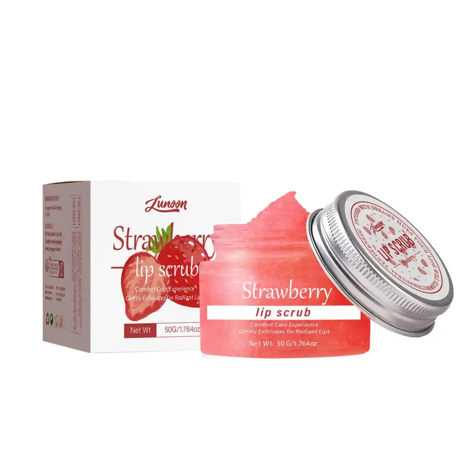Watermelon Lip Scrub | Moisturizing Lip Treatment & Exfoliator by Tidesmit Lip Care strawberry Tidesmit
