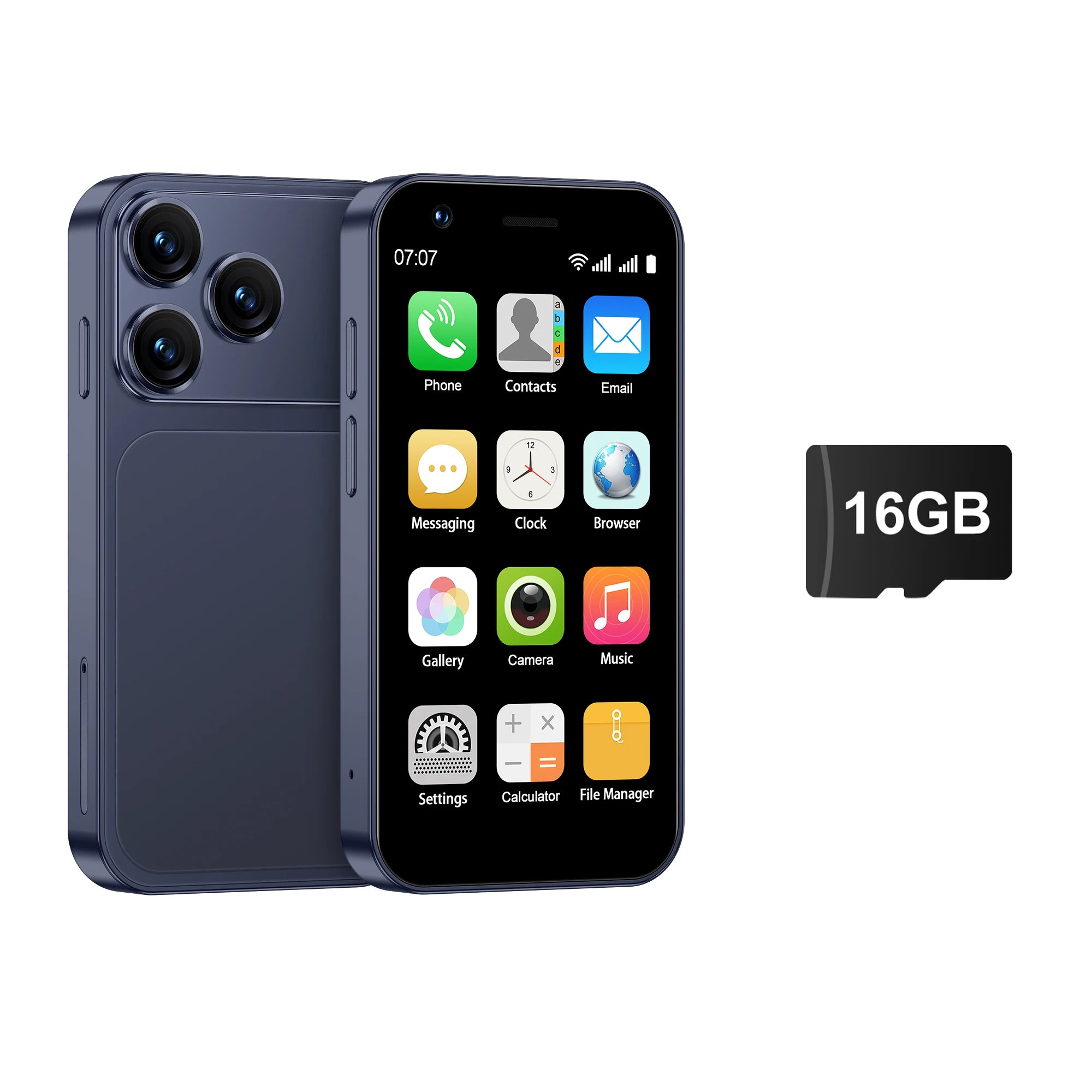 SERVO 18SE mini Smartphone 3.0inch HD Display 3G WCDMA 2GB+16GB GPS Android Small Portable Cellphone Dual SIM Standby Play Store
