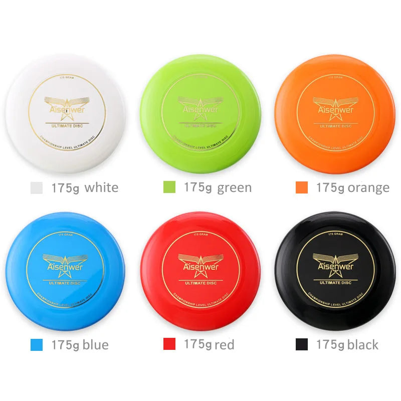 Professional 175g Ultimate Flying Disc Sport Disc Flying Saucer for Adult Teens Kids Pet Outdoor Game with Disc Clasp