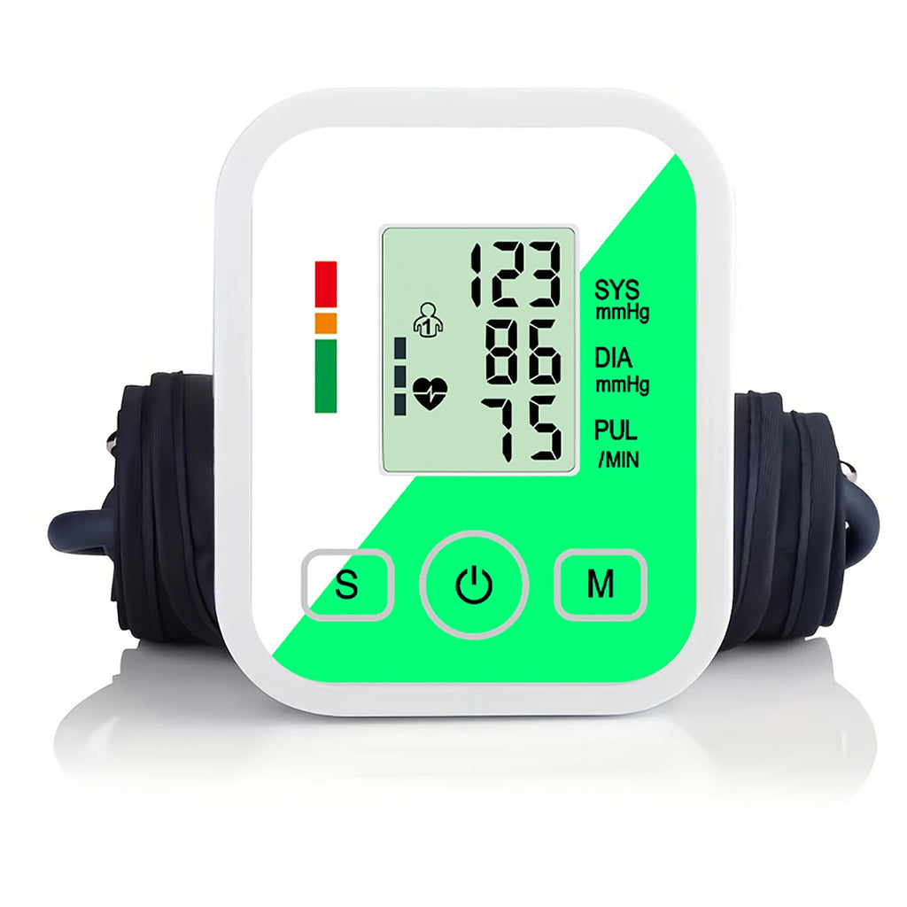 Digital Tonometer Arm Blood Pressure Monitor Test Kit Health Care Automatic Sphygmomanometer Home use