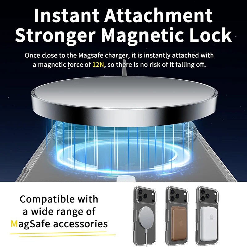iPhone 17 Pro Max Magnetic MagSafe Case: Slim Military-Grade Protection Tidesmit