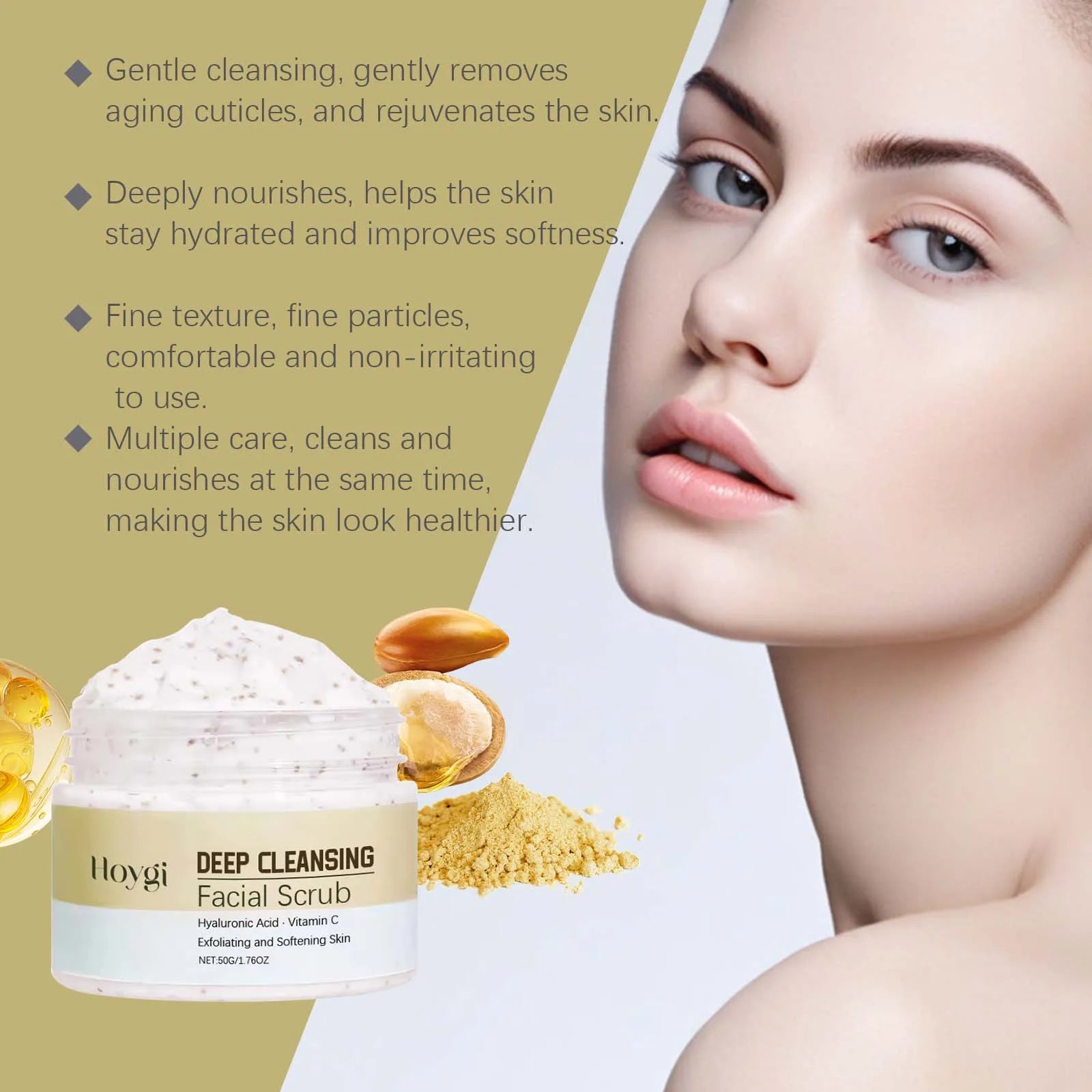 Facial Exfoliating Scrub for Deep Pore Cleansing | Tidesmit EU Scrubs Treatments Tidesmit
