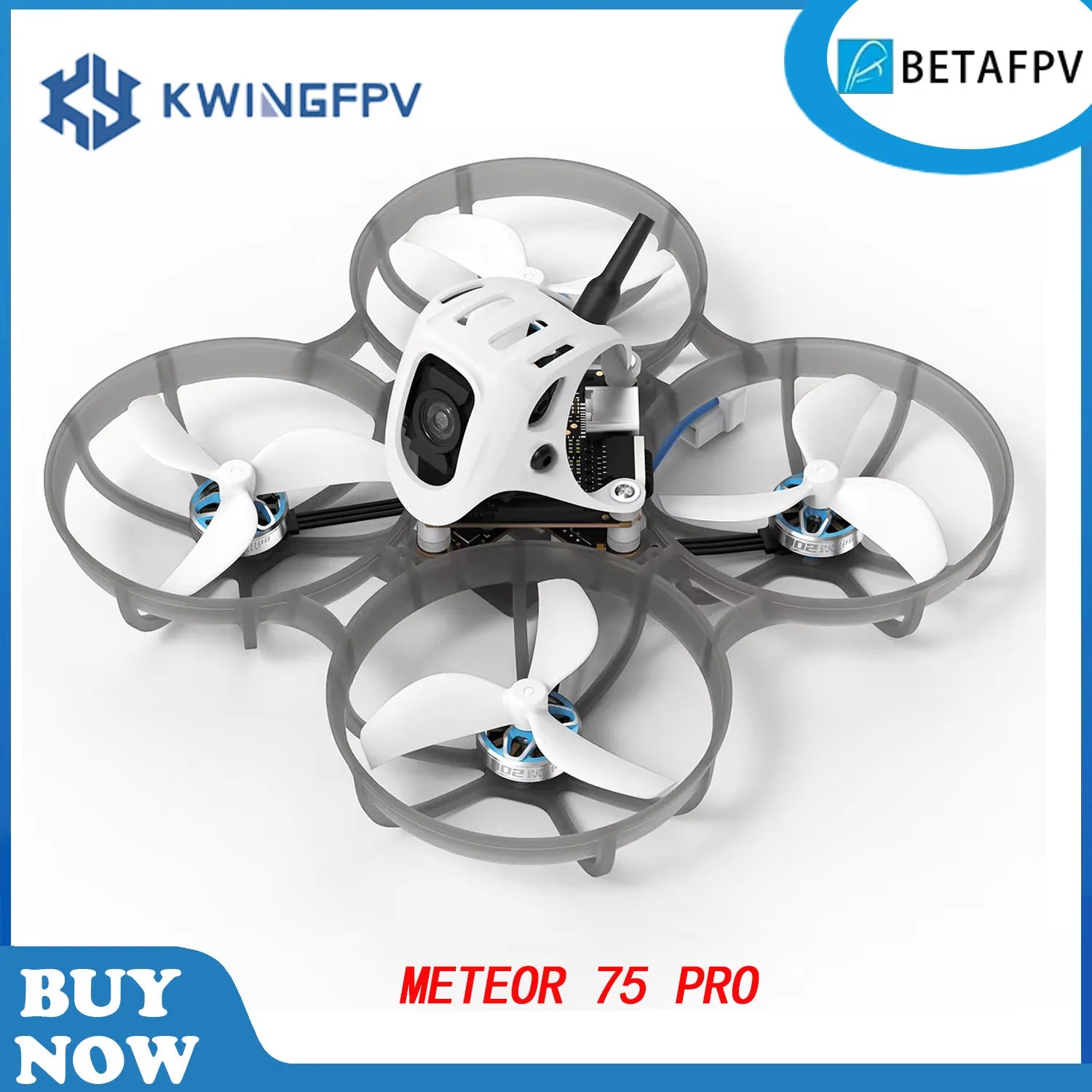 Meteor75 Pro FPV Drone | ELRS 2.4G F4 1S Whoop Kit Tidesmit