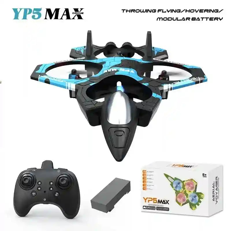 Remote Control Stunt Plane 4-Channel UAV - YP5 Stable Hover Model Tidesmit