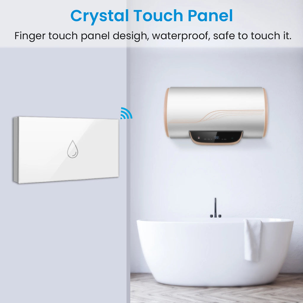 WiFi Boiler Switch 4400W App Timer for Smart Home Energy Management Tidesmit