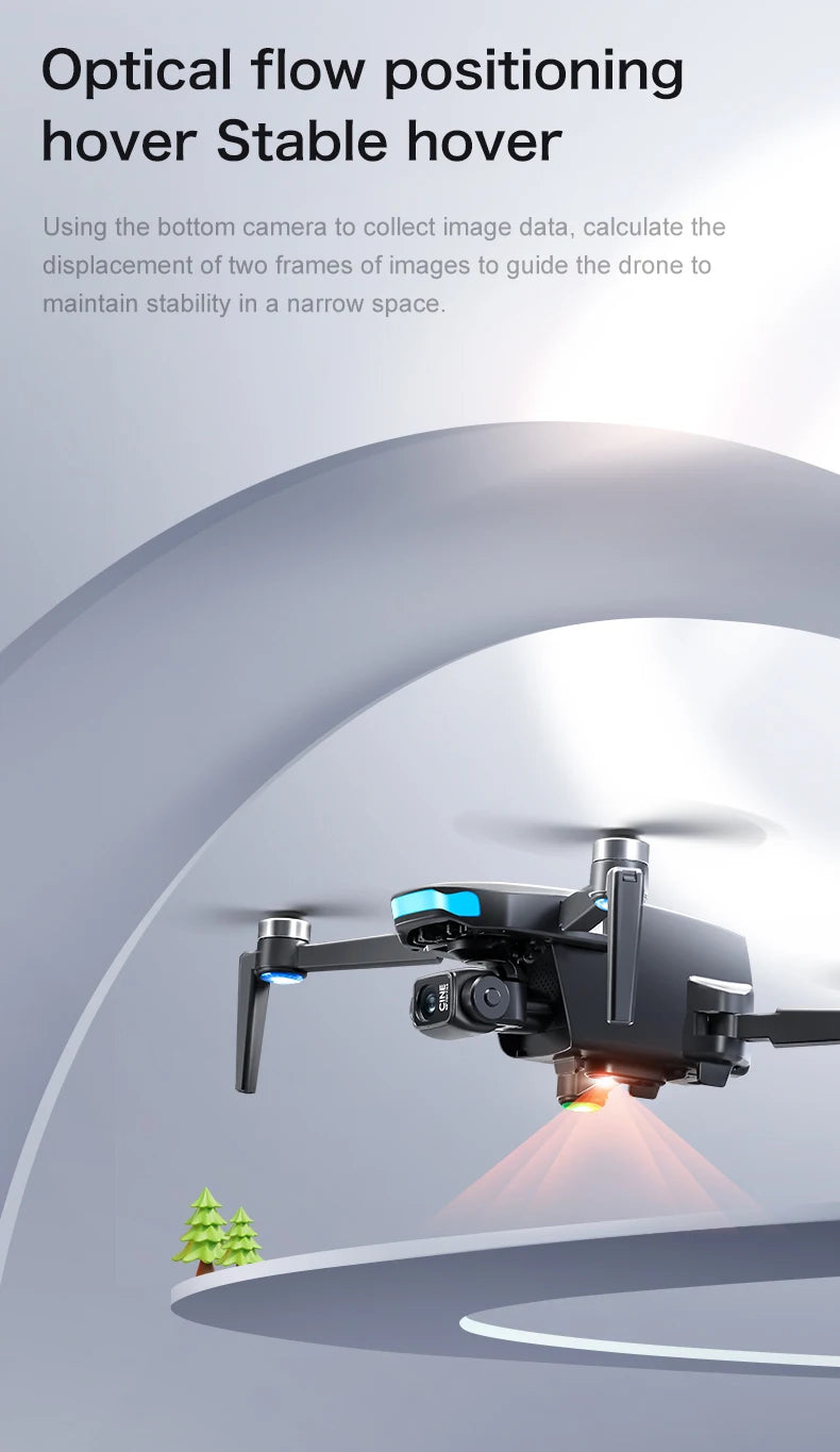 4K Camera Drone with 3-Axis Gimbal GPS Quadcopter - Tidesmit Tidesmit