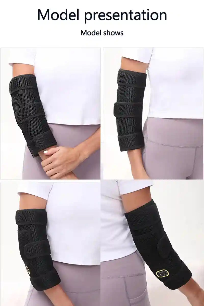 Heated Elbow Brace Wrap: Adjustable Compression Sleeve for Joint Relief Relaxation Treatment Tidesmit