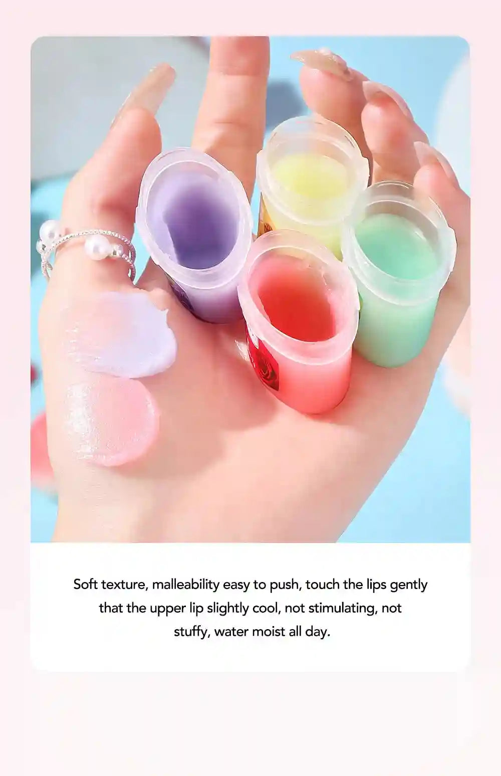 Fruit Lip Balm Set: 16pc Moisturizing Lip Care Kit for Dry Lips Lip Care Tidesmit