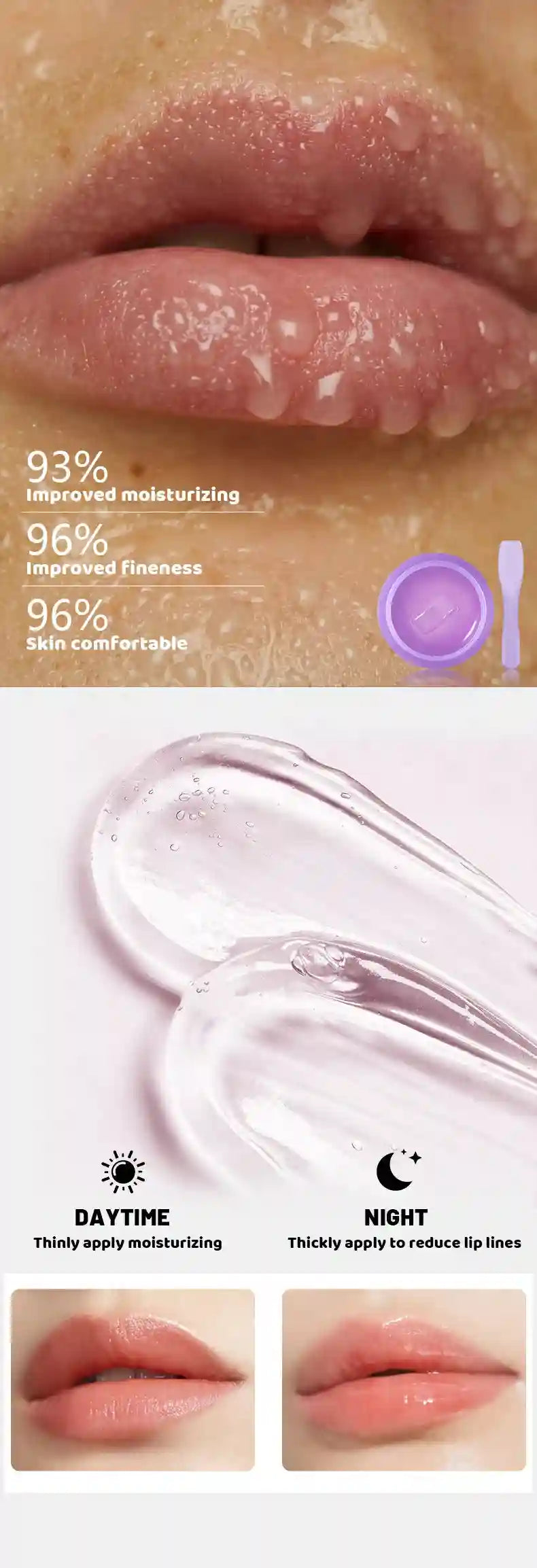 Overnight Lip Mask | Hydrating Lip Treatment for Dry Lips | Tidesmit Lip Care Tidesmit