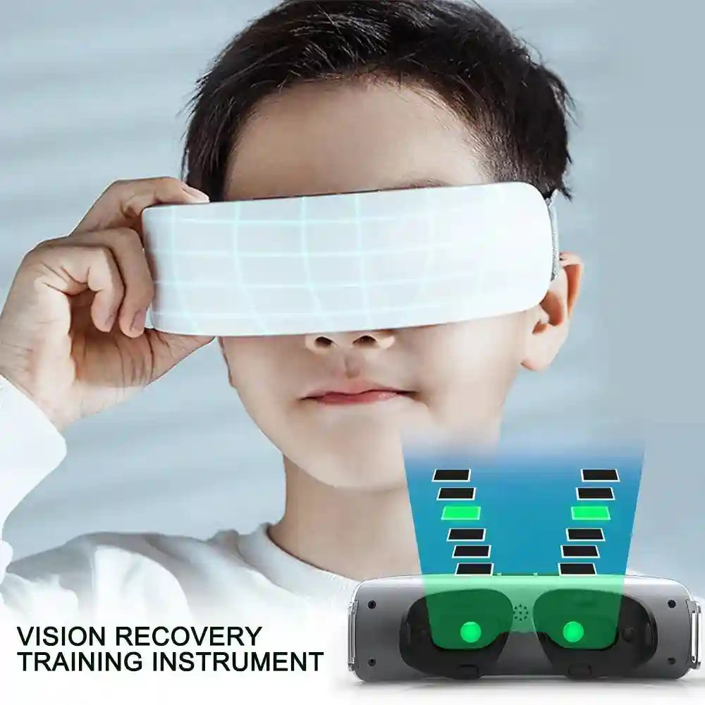 Eye Massage Mask for Vision Recovery | Portable EMS Wellness Device White Relaxation Treatment Tidesmit
