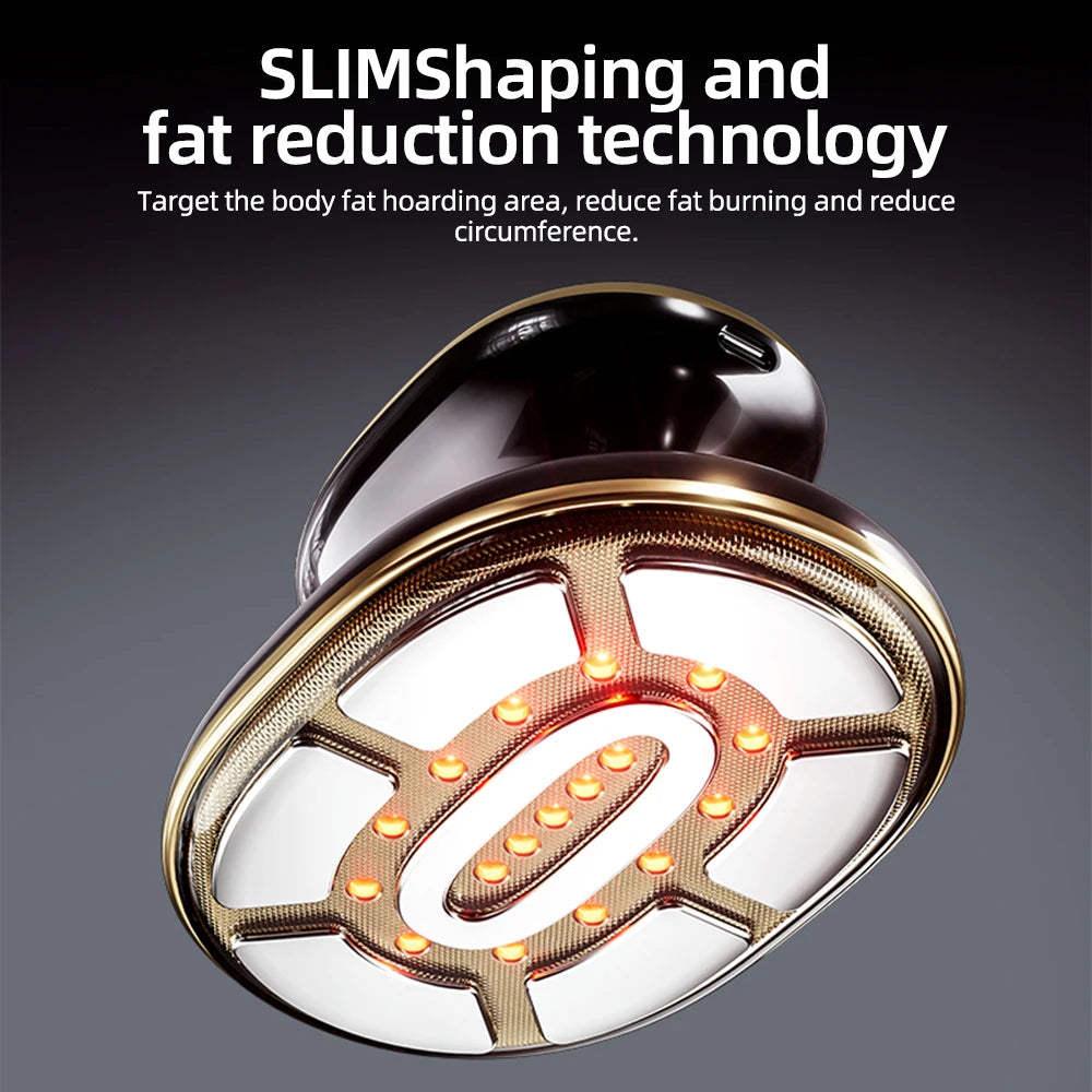 4-in-1 cordless body slimming massager with EMS and RF technology for cellulite removal and fat reduction.
