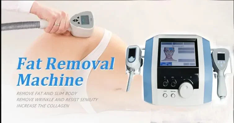 Ultra 360 body contouring machine for cellulite reduction, skin tightening, and anti-aging face rejuvenation.