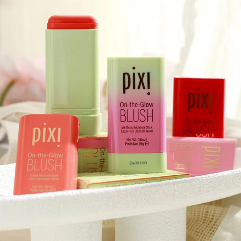 Tidesmit PIXI 3in1 waterproof cream blush stick for matte face makeup contour and easy color blending
