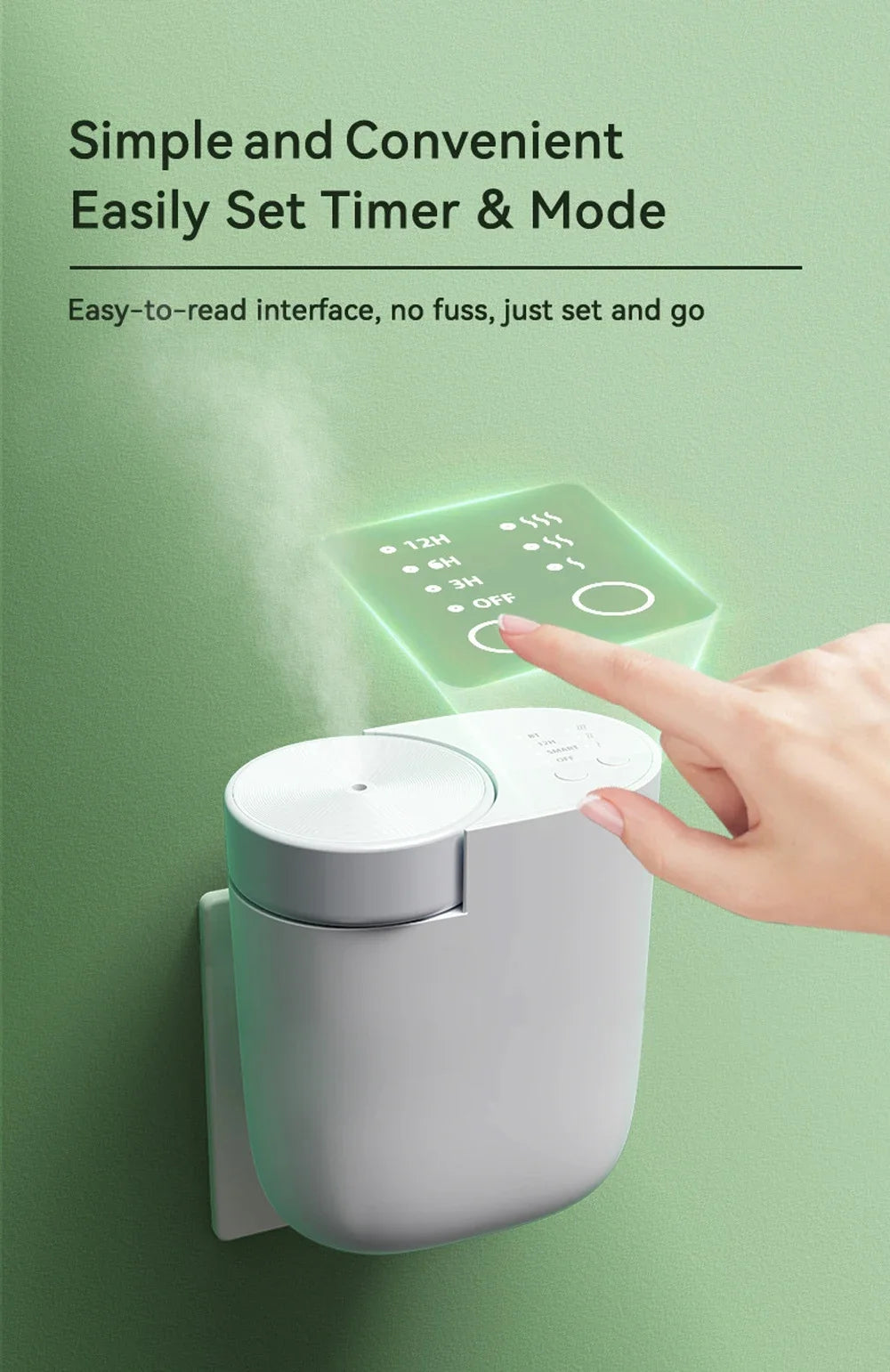 Smart Bluetooth Wall Plug in Waterless Essential Oil Aroma Diffuser Air Freshener Bluetooth Aromatherapy Nebulizer Diffuser
