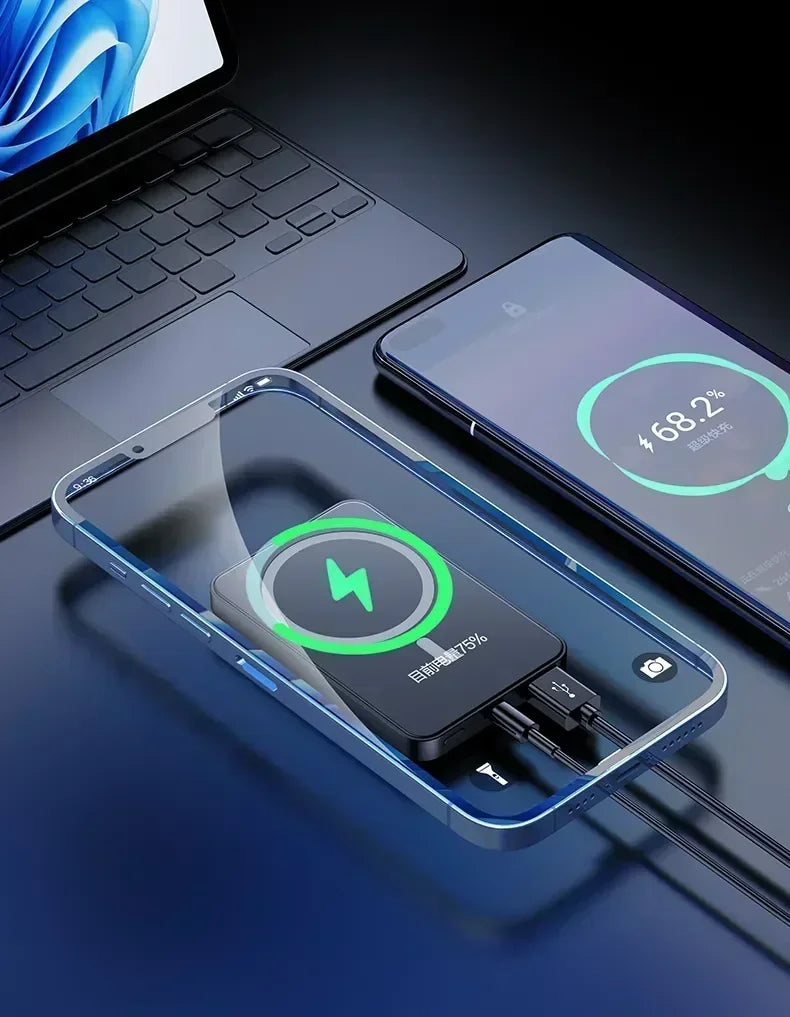 Magnetic Wireless Power Bank 20000mAh | PD Fast Charging Tidesmit Tidesmit