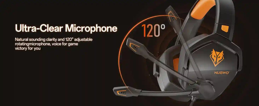 Pro Gaming Headset with Mic - Over-Ear Wired Audio for Xbox PS5 PC Tidesmit