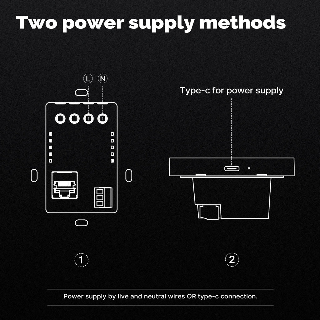 Smart Home Control Panel: 5-Inch WiFi & ZigBee Centralized Hub Tidesmit
