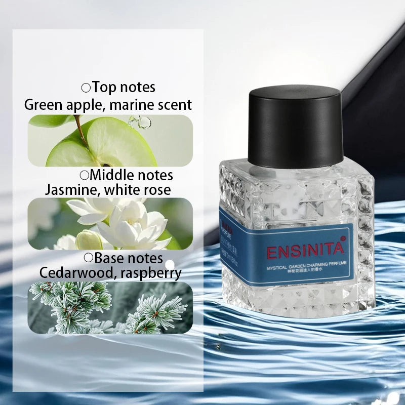 Tidesmit unisex alcohol-free perfume with rose and cedarwood, a long-lasting woody floral scent for romantic dates.