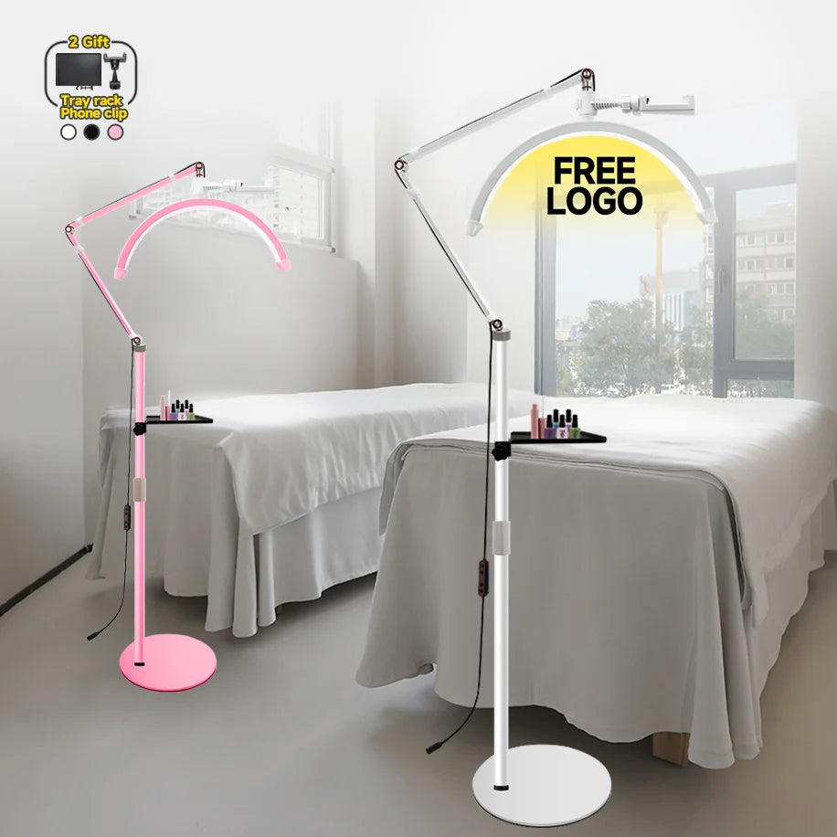 Half Moon Eyelash Lamp - LED Salon Light with Adjustable Color Temperature Tidesmit