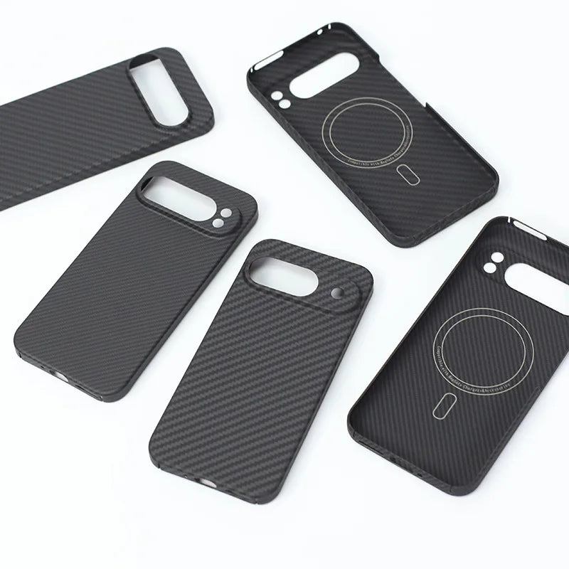 Google Pixel 9 Pro Case Aramid Fiber Magnetic Slim Fit Cover Tidesmit