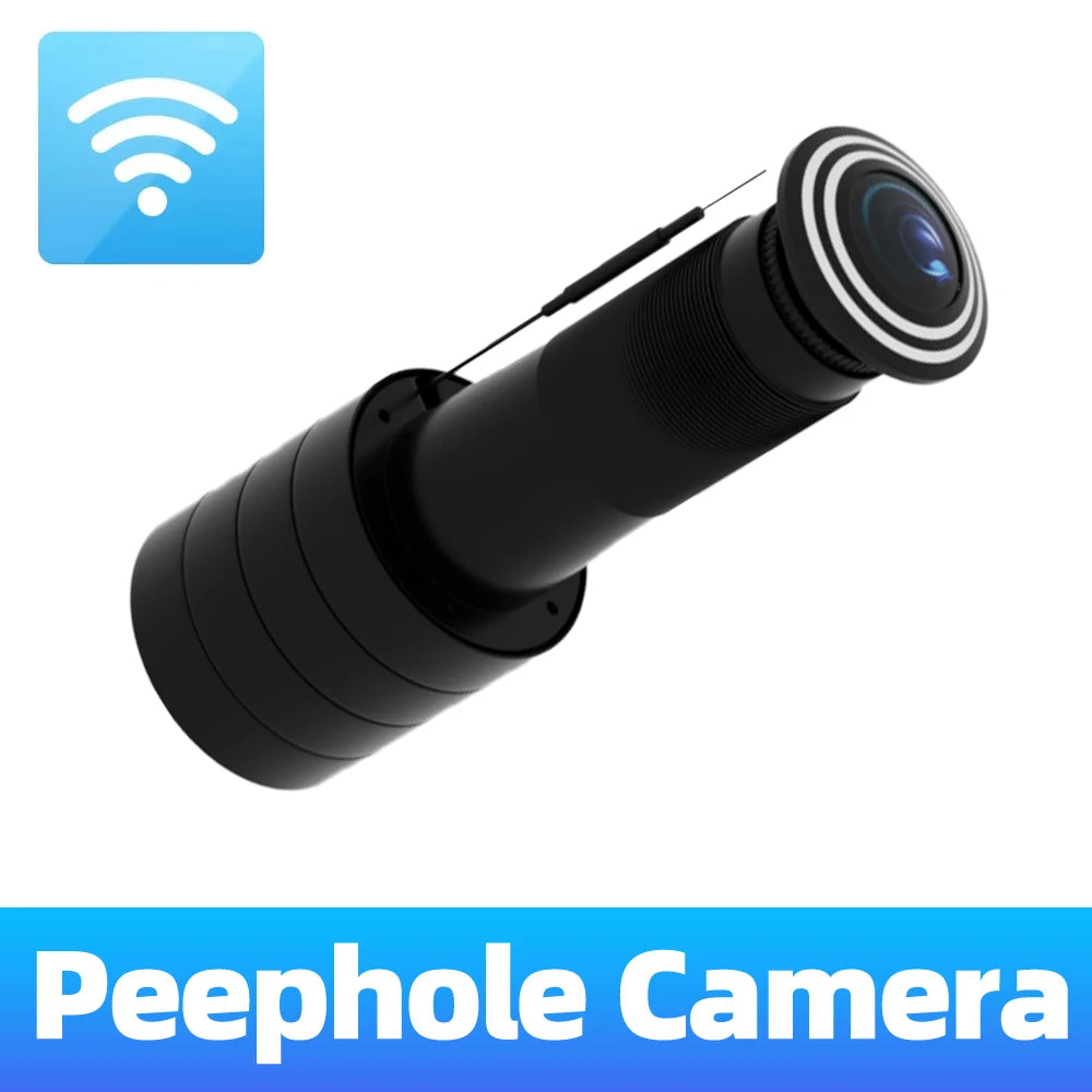 TUYA HD Door Peephole Viewer 2.4G/5G WiFi Security Camera 170° Wide-angle Human Detection Two-Way Audio Video-eye Cat-eye Cam