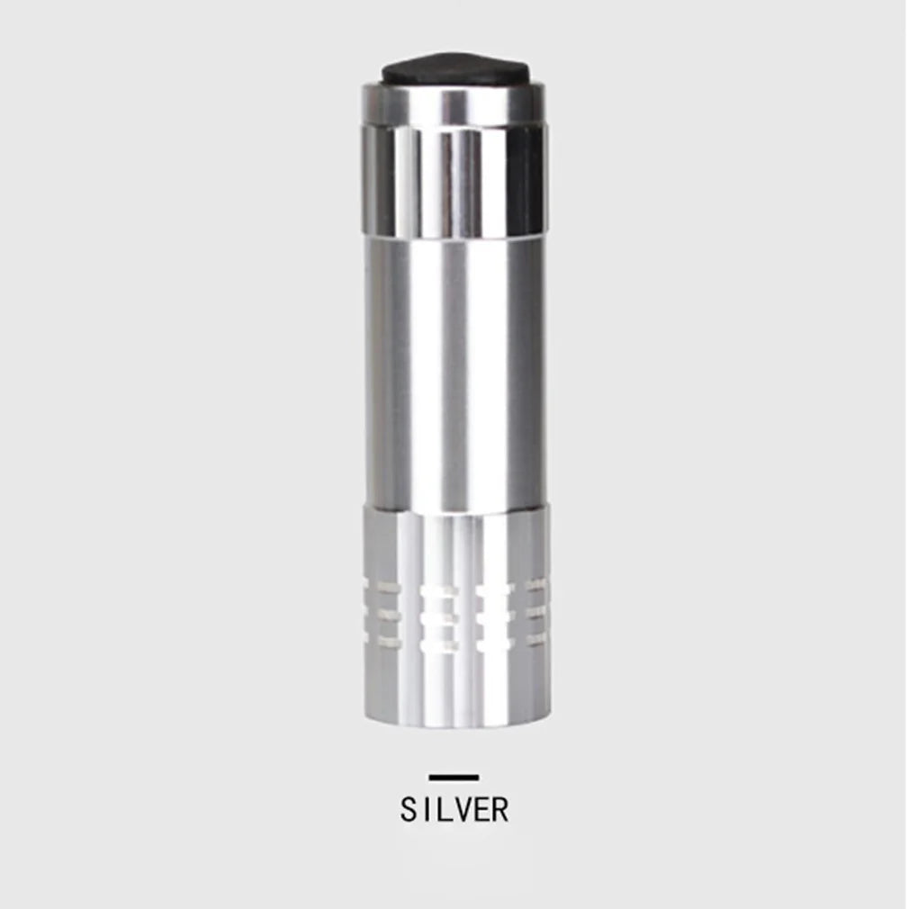 UV LED Flashlight 9 Light Aluminum Torch - Portable Inspection Tool Silver China Mainland Tidesmit
