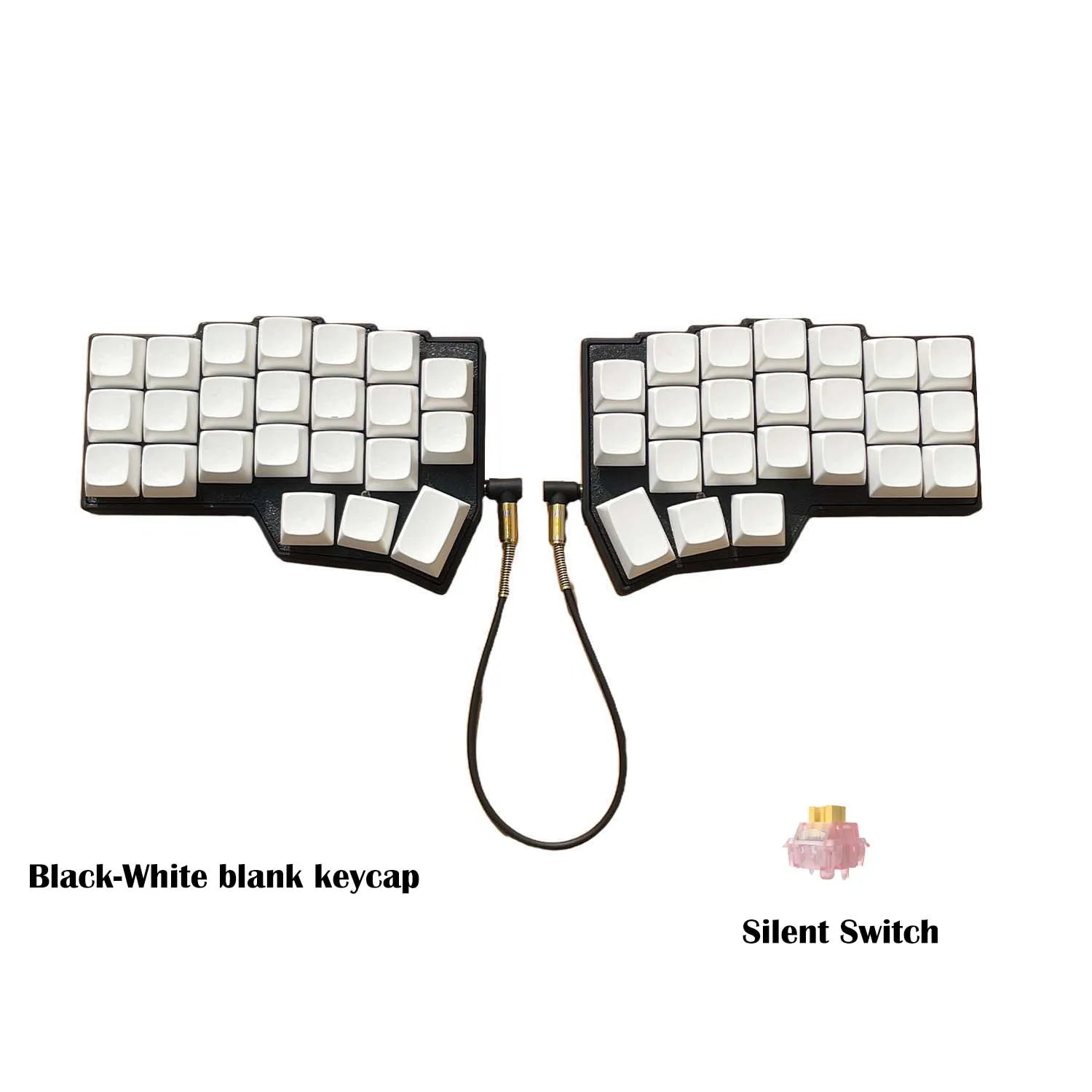 Corne V4.1 Split Ergonomics Hot-swappable MX Mechanical Keyboard Wired South RGB VIAL fully rogrammable