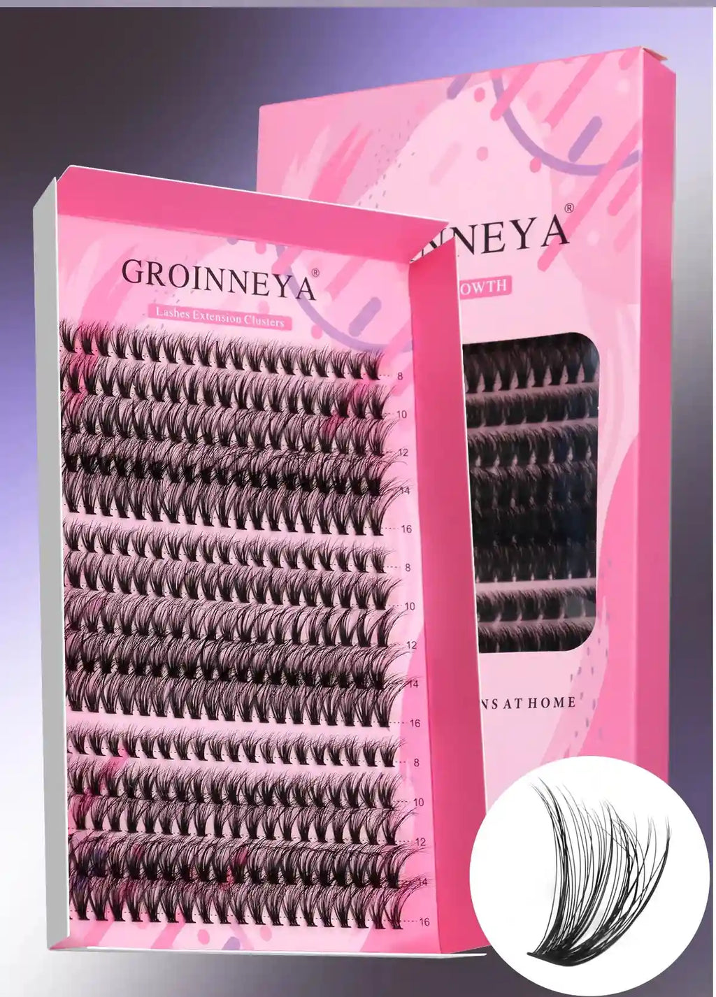 DIY Lash Extension Kit with Bond and Seal - Pro Cluster Set Lip Care Tidesmit
