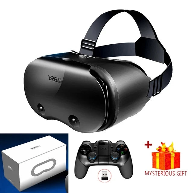 VR Headset for Smartphones | Immersive 3D Goggles for Augmented Reality With Remote C Tidesmit