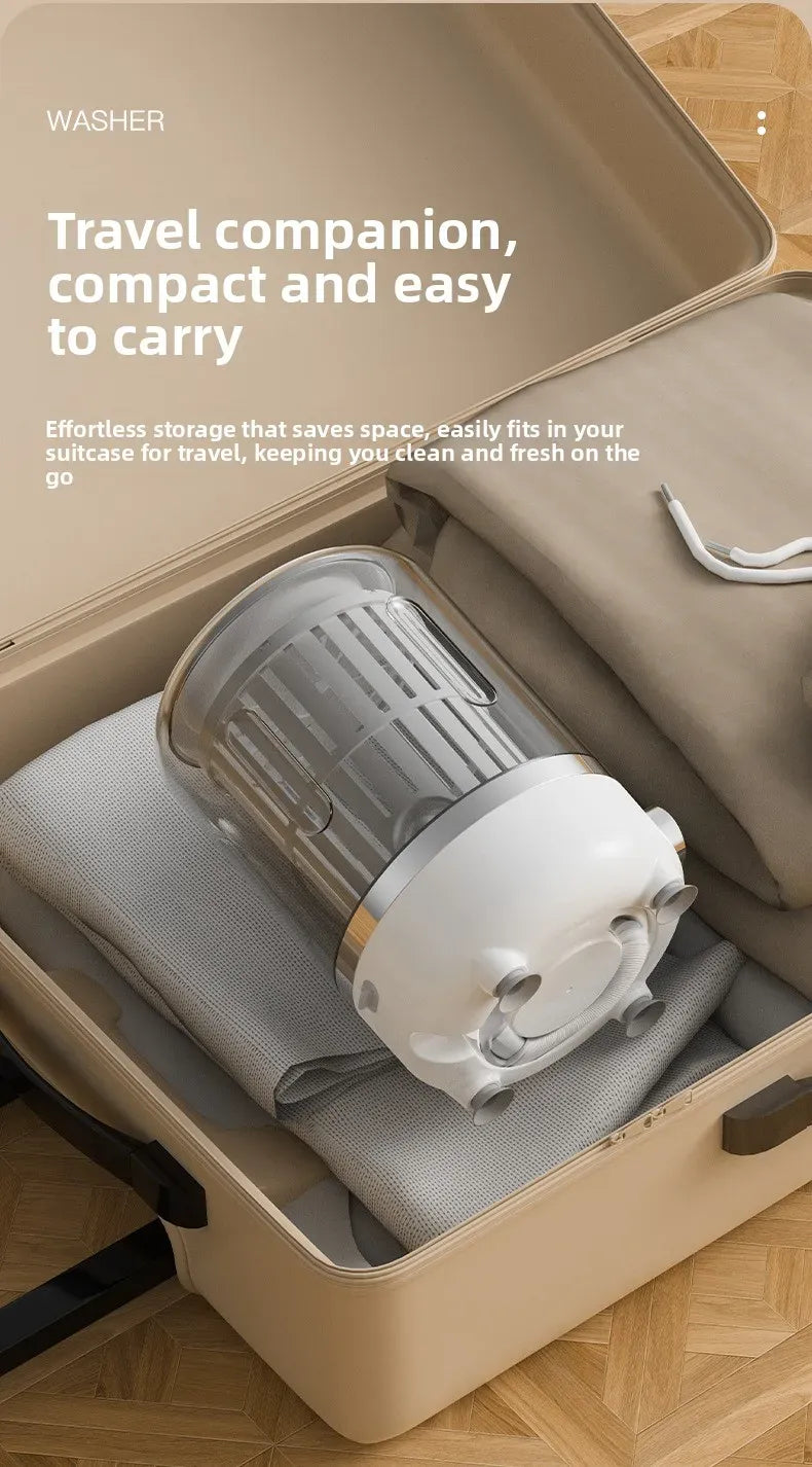 HUIBAOGE Mini Portable Washing Machine USB 20V