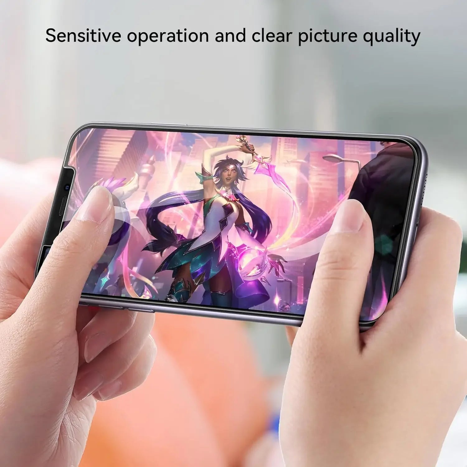 iPhone 11 Screen Protector Tempered Glass – 9H Anti-Scratch Case-Friendly Film Tidesmit