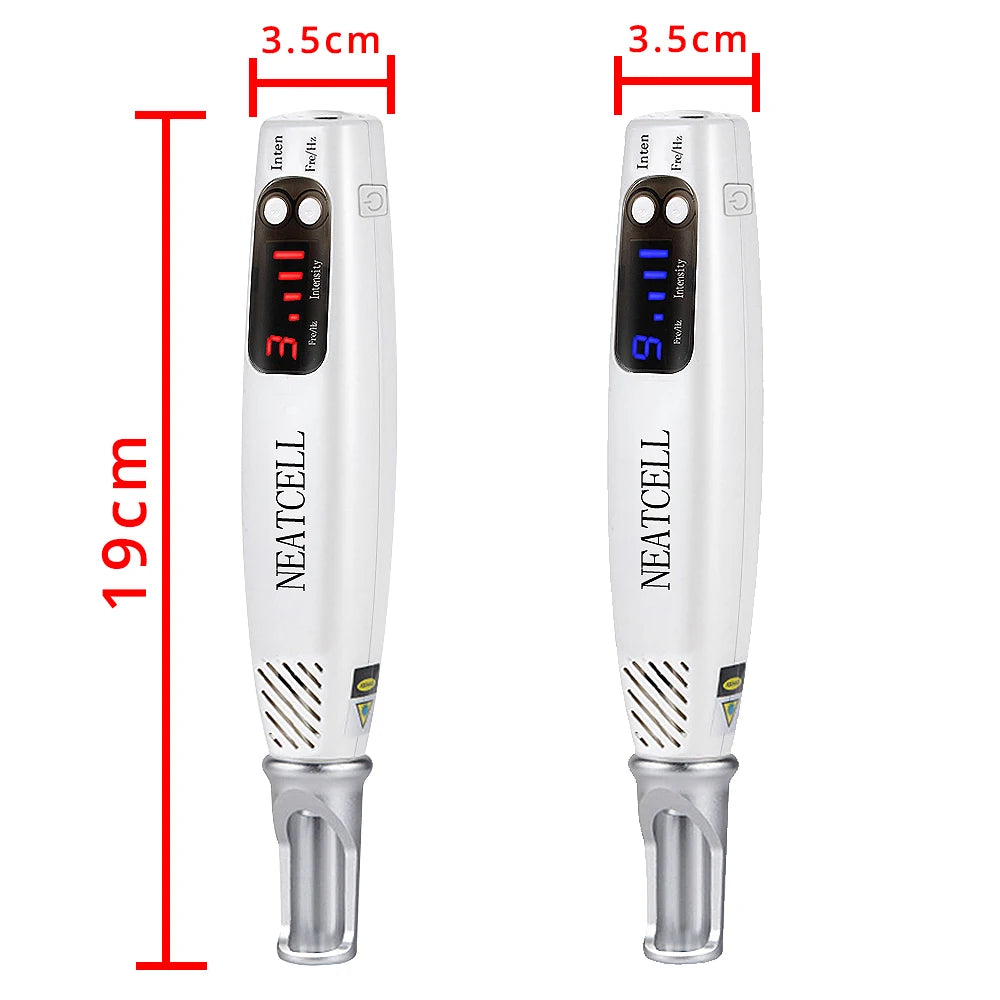 Picosecond Laser Pen for Tattoo Removal and Skin Care - EU/US/UK Plugs Relaxation Treatment Tidesmit