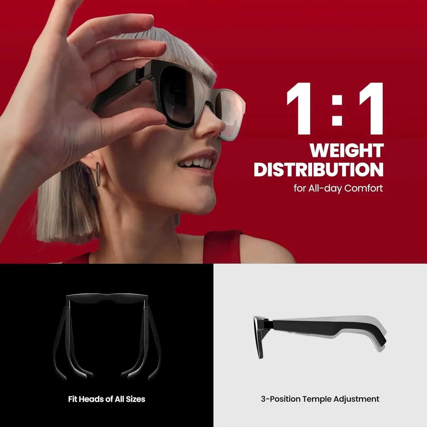 XREAL Air 2 Pro AR Glasses | 130-Inch Spatial Display for Mobile Devices Tidesmit