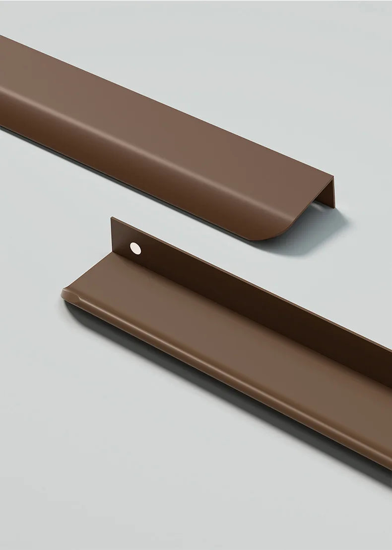 Invisible Wardrobe Handle Minimalist Modern Minimalist Cabinet Door Drawer Cashmere Gray Cabinet Furniture Hardware Small Handle