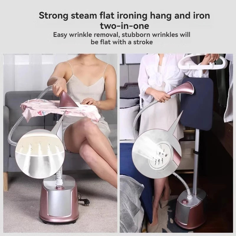 Tidesmit high-power handheld garment steamer for vertical clothes ironing featuring compact home appliance design