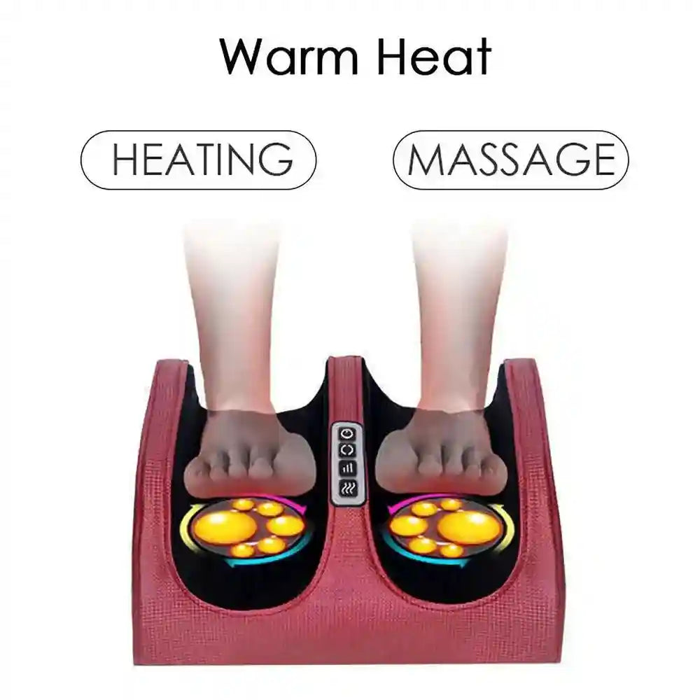 Shiatsu Foot Massager with Infrared Heat | Deep Kneading Wellness Tool Relaxation Treatment Tidesmit