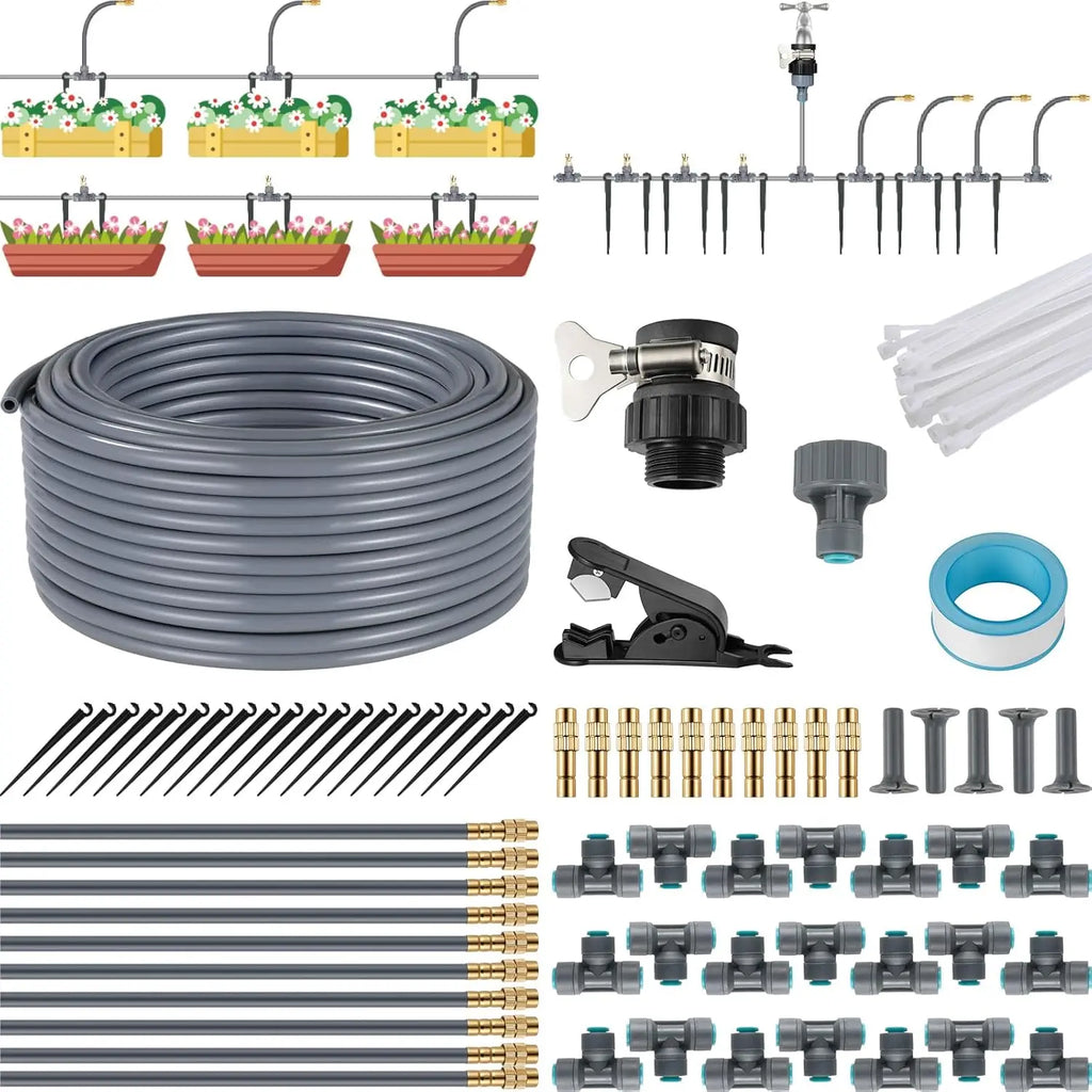 20/30M DIY Drip Irrigation System Automatic Watering System Garden Hose Micro Drip Garden Watering Kits Adjustable Drippers