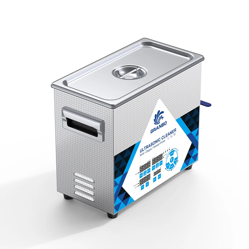 Tidesmit 4.5L ultrasonic cleaner featuring 200W multi-frequency 40-200KHz stainless steel interior for lab precision
