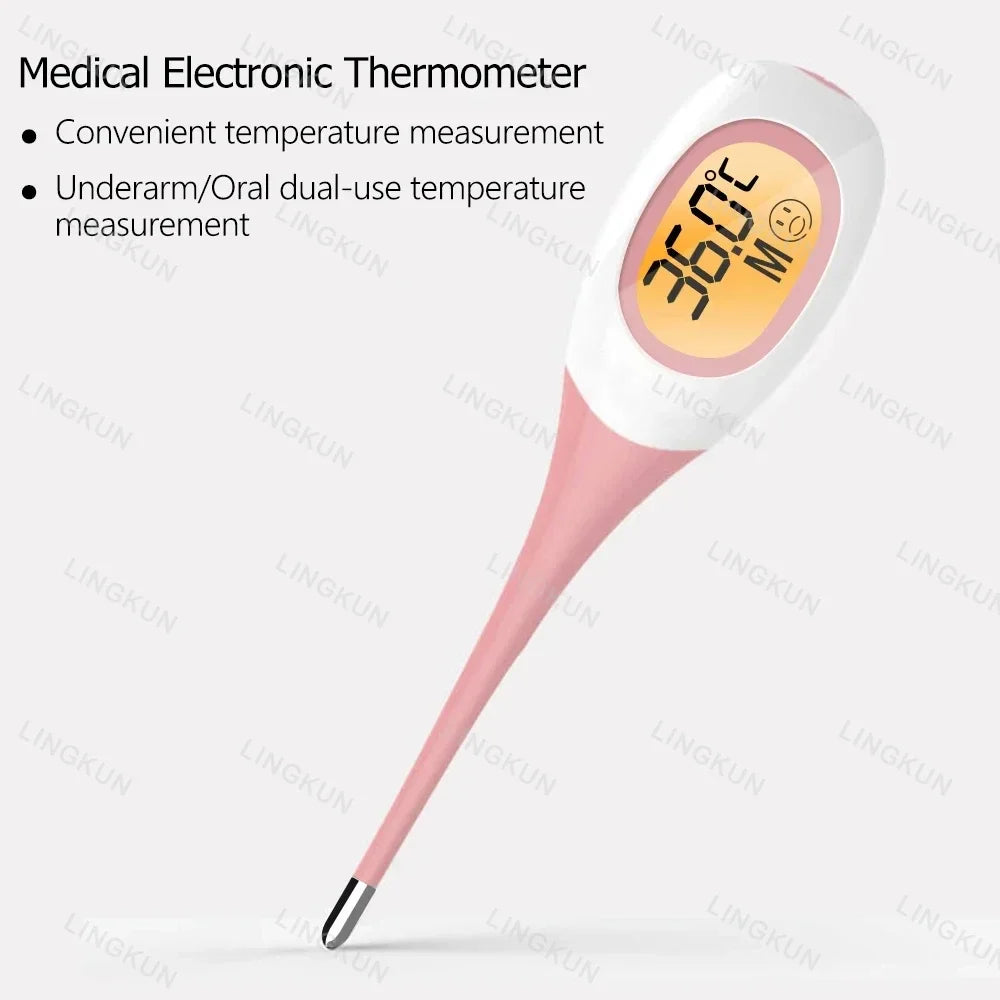 Hot Baby Digital Underarm Electronic Thermometer 8 Seconds Fast Measurement Celsius Fahrenheit Soft Head Oral Body Temperaturer