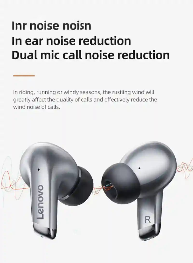Lenovo LP5 Pro Wireless Earbuds - Low Latency Gaming Headset Tidesmit