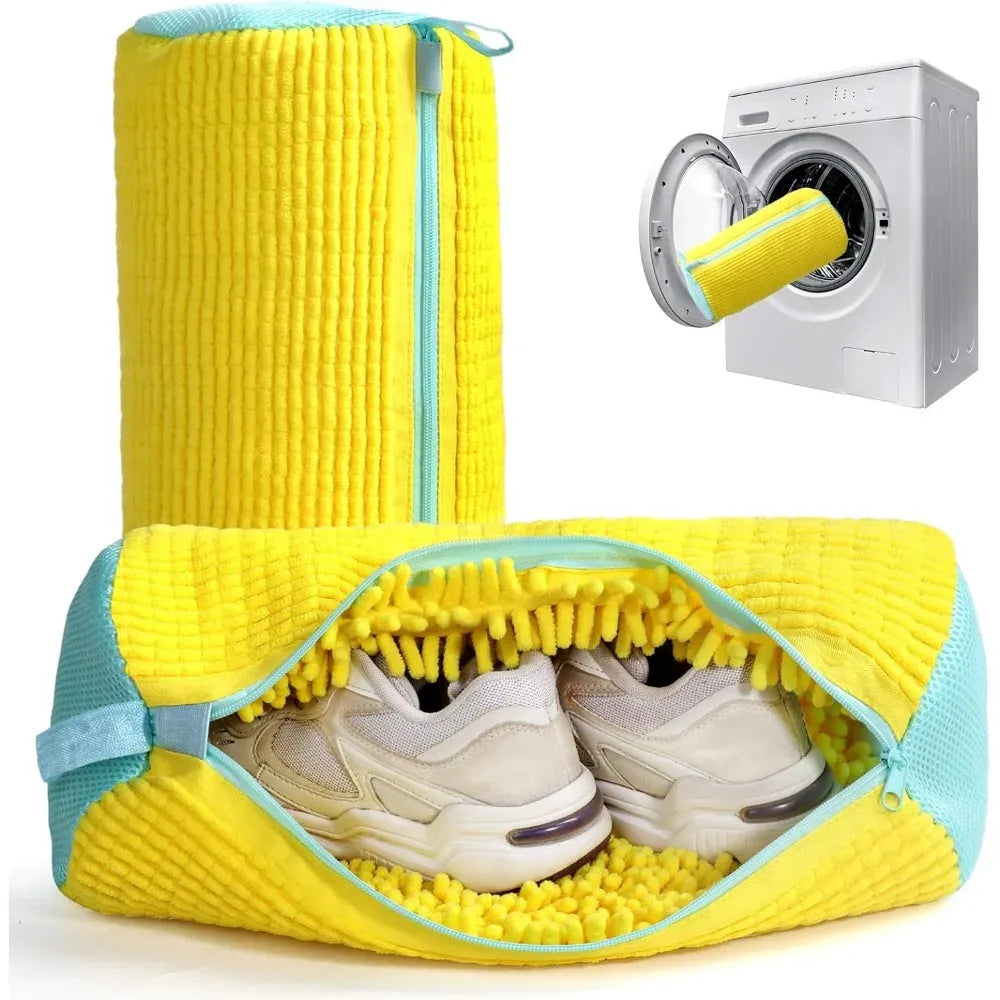 Durable Shoe Washing Machine Bag with Chenille Lining
