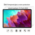 Tempered Glass Screen Protector for Lenovo Xiaoxin Pad - 2-Pack 9H Hardness Xiaoxinpad pro2023 Tidesmit