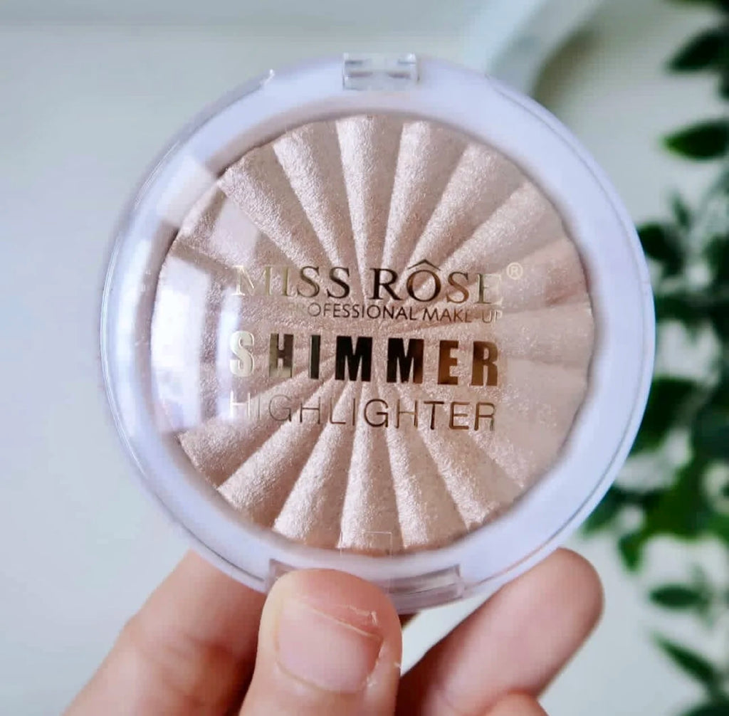 Tidesmit Shiny Matte Monochrome Blush and 3D Pearlescent Shimmer Highlighter Powder for luminous face makeup