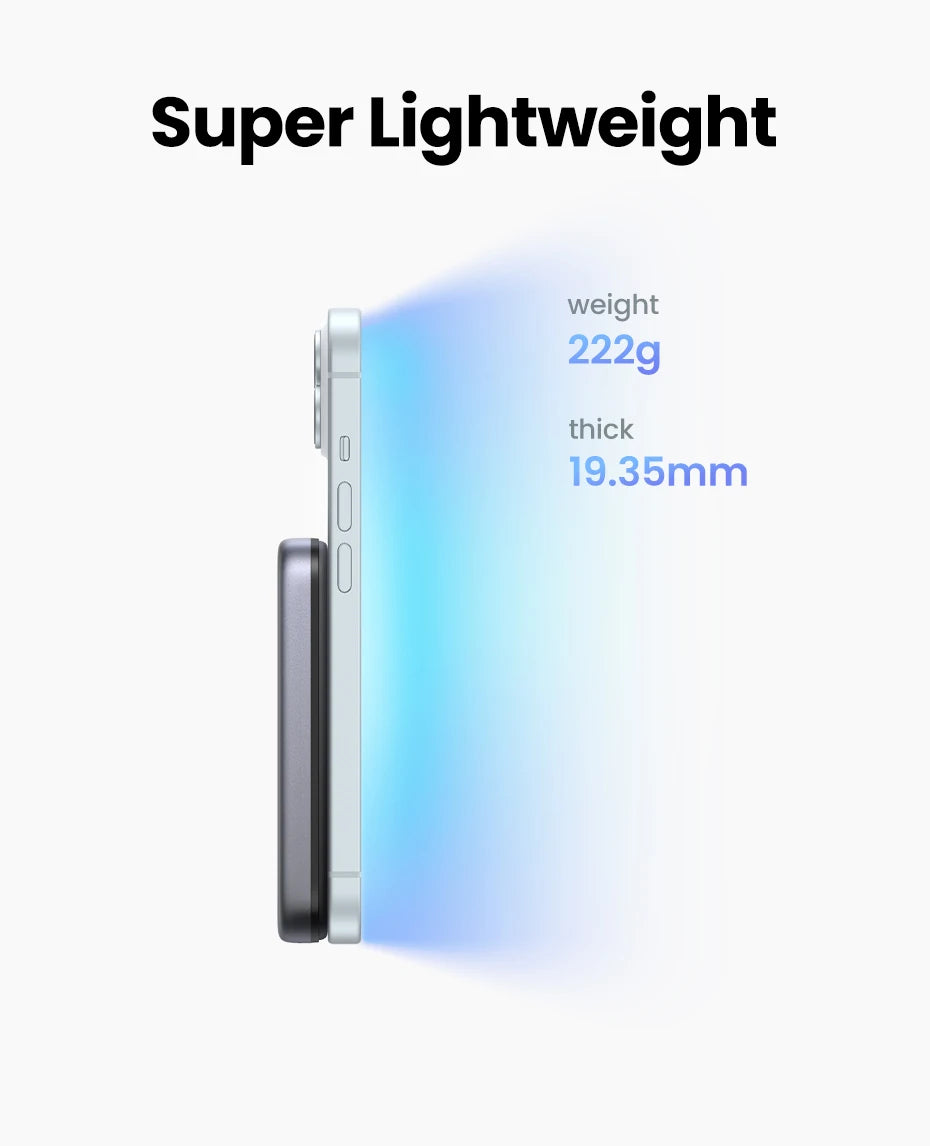 10000mAh Magnetic Power Bank 30W PD Fast Charger for iPhone Tidesmit