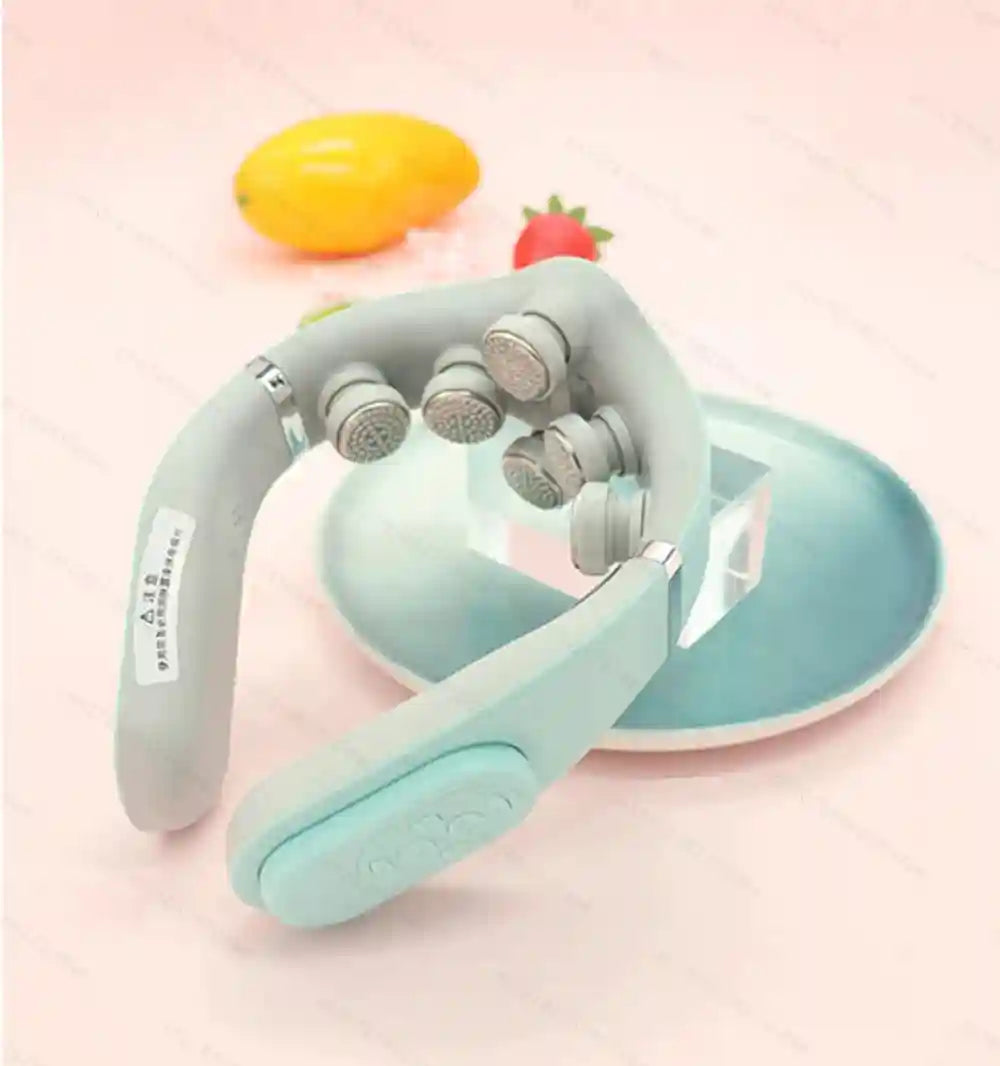 Cervical Neck Massager - TENS Pulse Heat Therapy for Muscle Relief Eye Massage Instrument Tidesmit