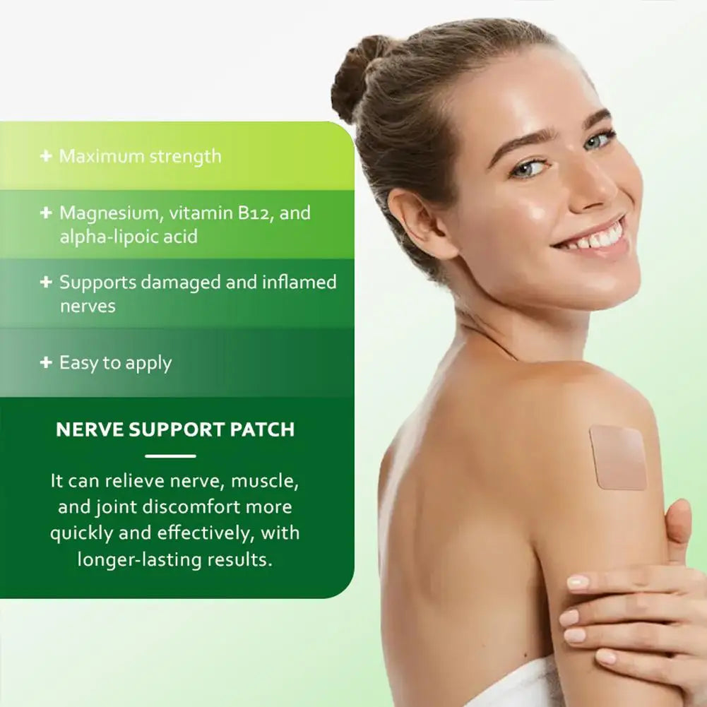 Avalaine NerVana+ Magnesium Patches Skin Care Patch Muscles Relaxation Support Patches Natural Calming Relax Aid Repair